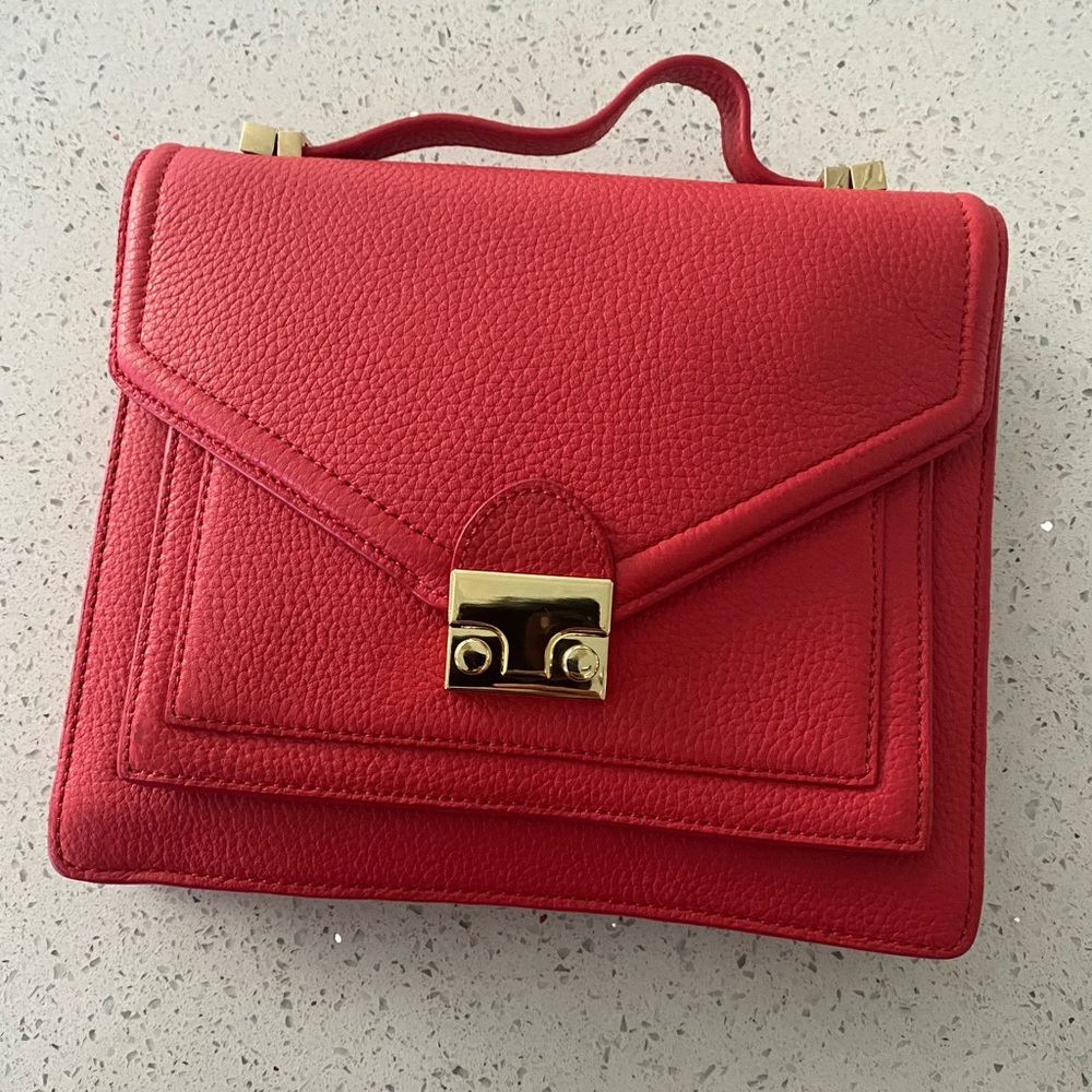 Loeffler Randal Red Rider Bag (never been used)